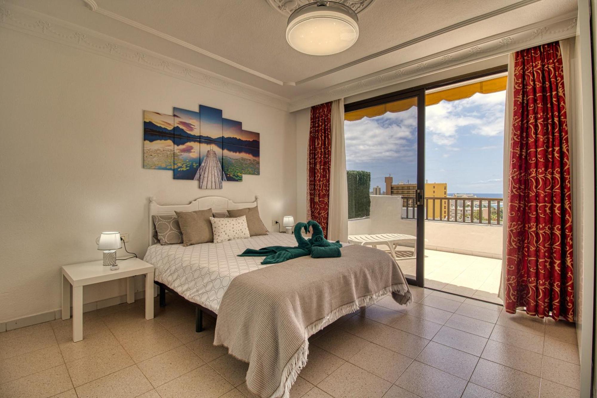 Penthouse Sea View Jacuzzy Terrace & Pool Apartment Playa Fanabe Exterior photo