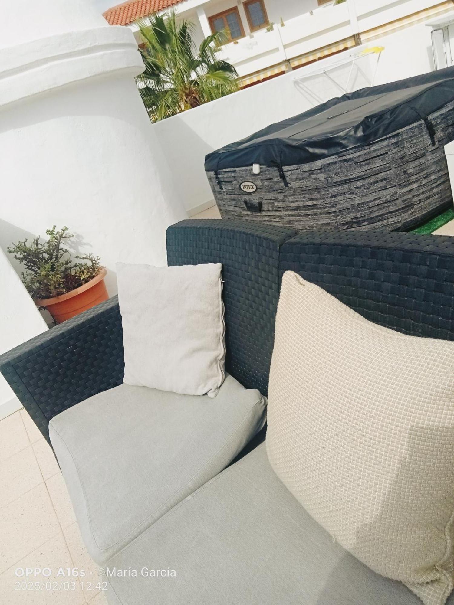Penthouse Sea View Jacuzzy Terrace & Pool Apartment Playa Fanabe Exterior photo